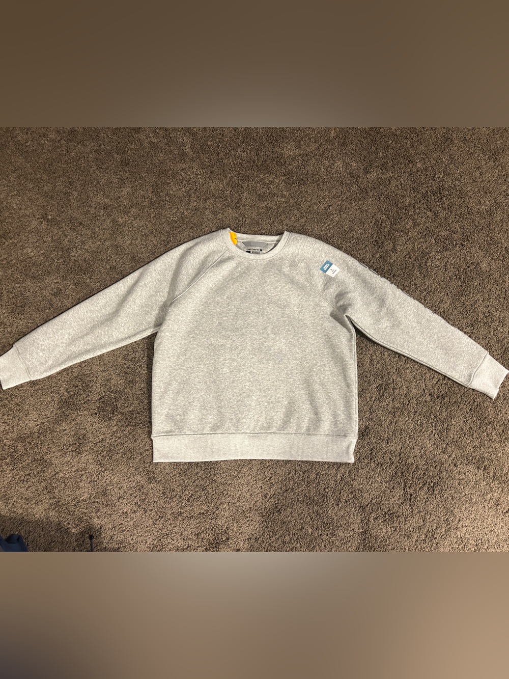 Carhartt Light Gray Relaxed Fit Crewneck Sweatshirt